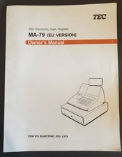 CASIOTEC MA-79 CASH REGISTER OPERATORS INSTRUCTION MANUAL. EPOS. TOSHIBA