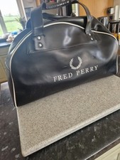 Vintage Fred Perry Holdall Bag Black