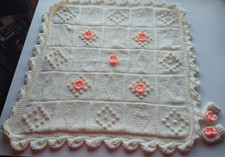 Beautiful hand knitted baby