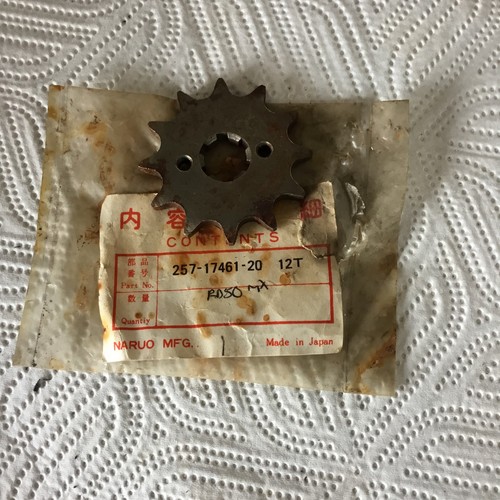Yamaha rd50 front sprocket - front,