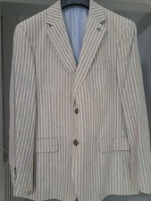 Mens Striped Gurteen Blazer