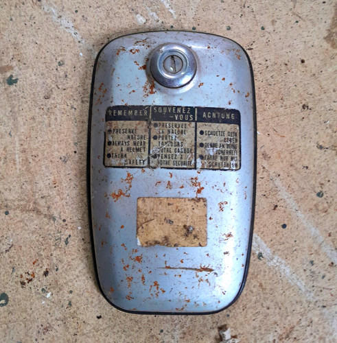 Honda cb125t fuel tank flap - fuel,