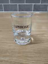 One Laphroaig Whisky Dram Shot Glass. Vgc.