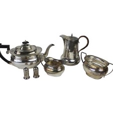Antique 4-Piece Tea Set EPNS