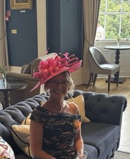 John Lewis Fascinator/Hatinator  Headband Fitting  Cerise Pink