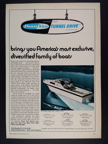 1971 penn yan avenger cuddy - penn,