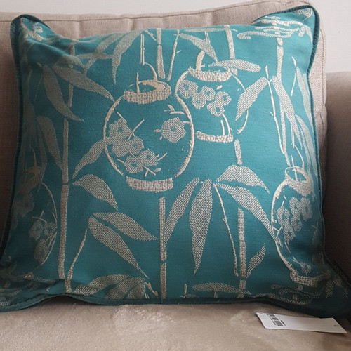 Dot ivy teal lantern - &,