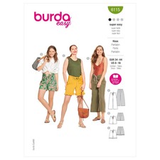 BURDA 6115  PANTS SHORTS