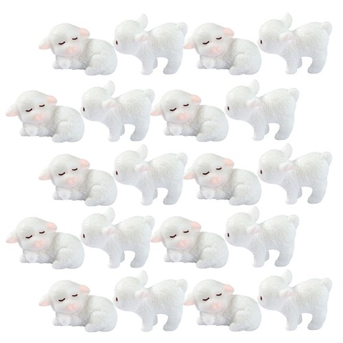 Pcs mini resin ornaments - 20,