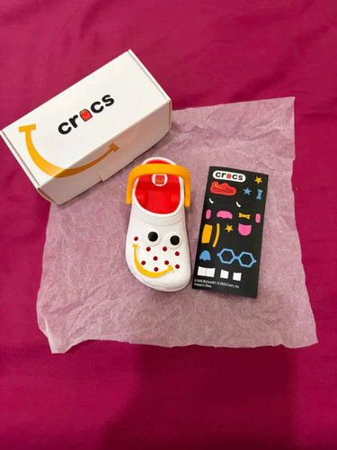 Mcdonalds 2026 white crocs - mcdonalds,