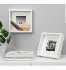 Box Frame Ikea  SANNAHED White