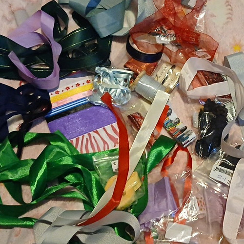 Joblot ribbon sewing craft - ribbon,