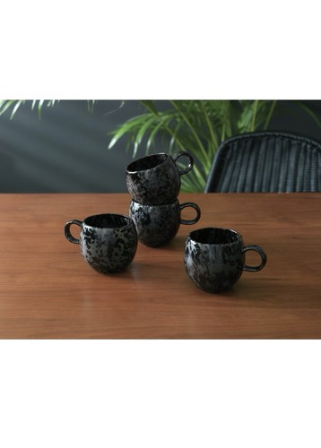 Habitat set preto mugs - habitat,