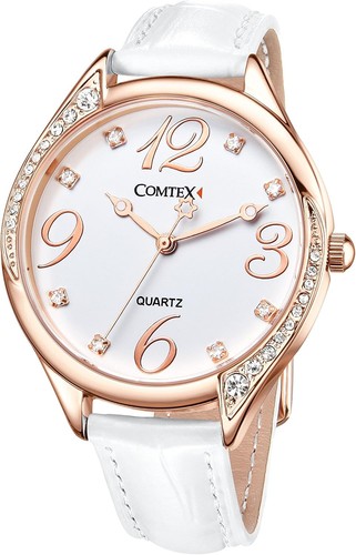 Comtex ladies watch white - watch,
