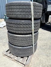 4x Continental MPT80 Tyres on Rims 365/80R20 Mercedes Unimog U400 U300 U500