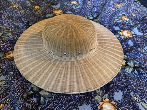 Vintage straw asian rice - straw,