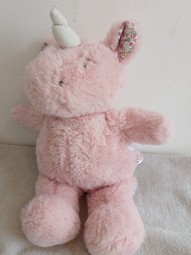 Mothercare pink soft unicorn - pink,