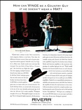 Vince Gill (The Eagles) Greek Theater 1994 Rivera Amplifier advertisement amp ad