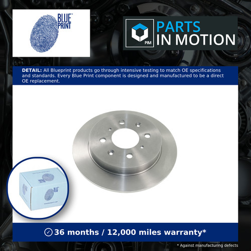 Brake discs pair solid - 2x,