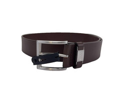 Boss Connio Leather Belt, Mens Belt Size 80cm, Brown, New