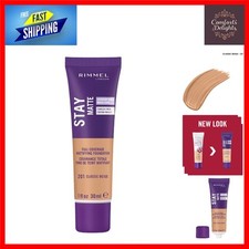 30ml London Stay Matte Foundation - 201 Classic Beige, 12-Hour Shine Control