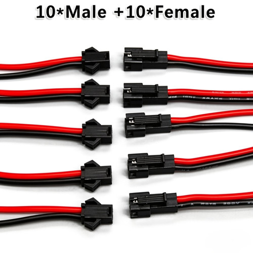 10x jst pin plug socket - 10x, &