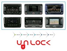 Radio code unlock service