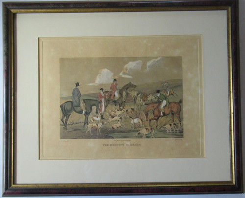 Antique 1820 henry alken - 1820, fox