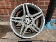 MERCEDES S CLASS W221 1X 20" GENUINE AMG DIAMOND CUT REAR ALLOY WHEEL RIM
