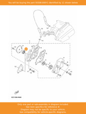 Yamaha bearing 93306 - yamaha, 93306-000y1