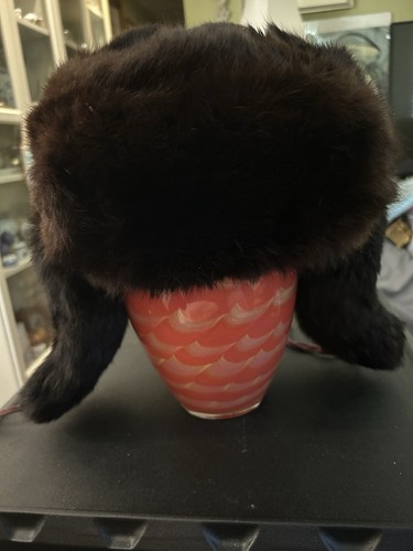 Vtg mink soviet ushanka fur - vtg,