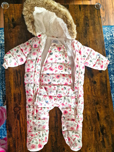 Girls floral snowsuit - girls,