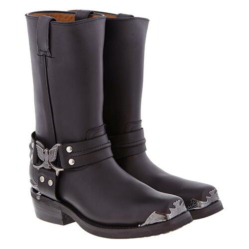 Grinders eagle mens black - hi,