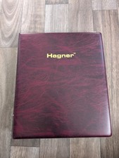 HAGNER Padded Cover Stamp Album - QE II Post & Go Stamps Sheets