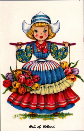 Vintage tichnor bros doll - doll, of
