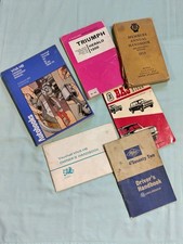 Mixed Bundle Vintage Car Handbooks/Manual