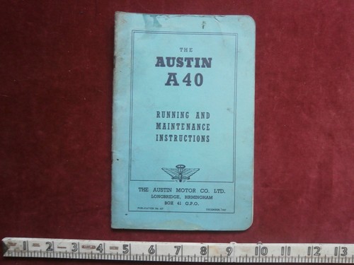Austin a40 running and - running,