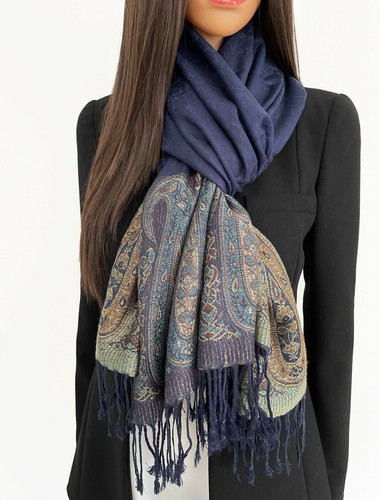 Large paisley floral - paisley, pashmina