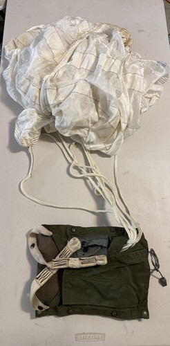Vintage military parachute - vintage,