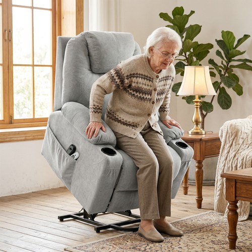 Power lift recliner - lift, with