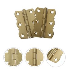 4 pcs Brass Hinges Musical Instrument Hinges Piano Accessories (Golden)