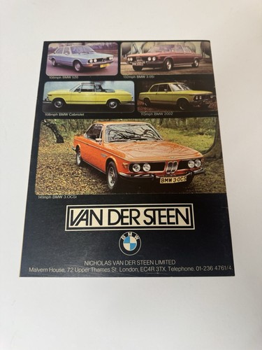Original 1970 bmw range - original, 1970’s