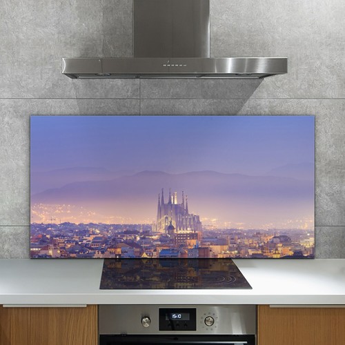 Glass kitchen splashback tile - splashback,