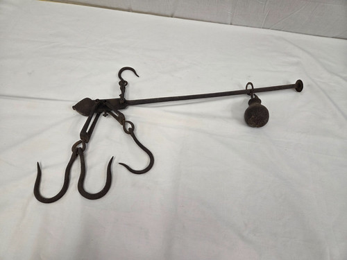 Antique steelyard balance - steelyard,