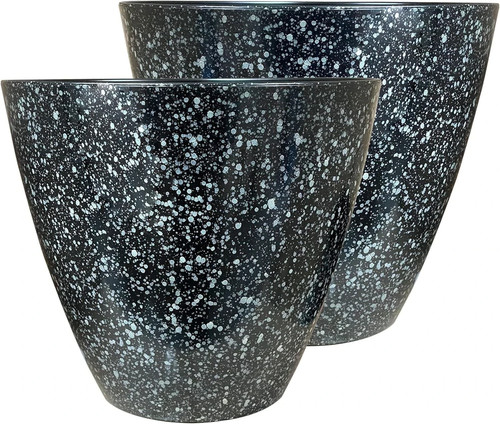 Plastic plant pots - plastic, with