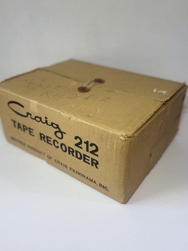 Craig 212 reel - to, tape