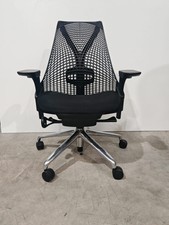 Herman Miller Sayl Ergonomic Chair, Adjustable, Chrome Swivel Base
