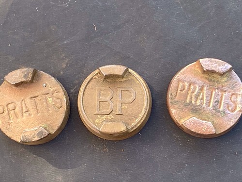 Vintage brass petrol oil - ,