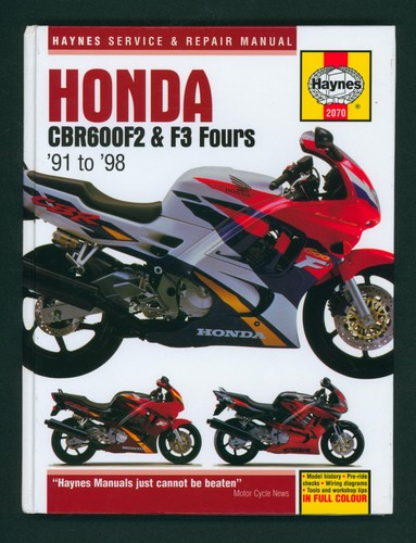 Honda cbr600f haynes - cbr600f, f3