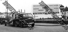 Large Old Negative.Pickfords Lorry & BMC Car Advertising Hoarding.Austin.Morris